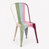 Kovová židle Paris retro do jídelny nebo kuchyně, stohovatelná, na míru barva D2.DESIGN