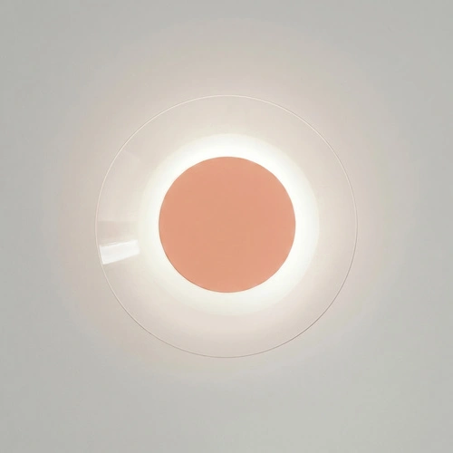 Nástěnné svítidlo ASTRO LED broskvové moderní do obývacího pokoje