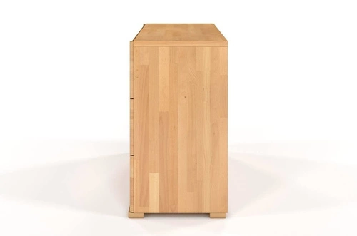 Dřevěná komoda se zásuvkami Sparta 120 cm skandinávská do obýváku a ložnice SKANDICA