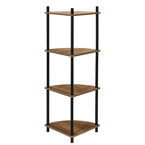 4úrovňová rohová police Akácie