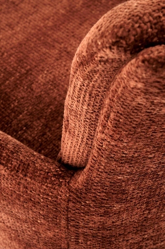 Otočná čalouněná židle Dahlia skořicová s područkami do jídelny a kanceláře Intesi