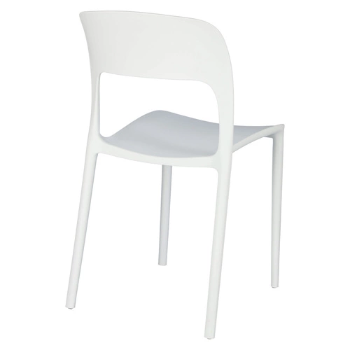 Sada 4 bílých židlí Flexi