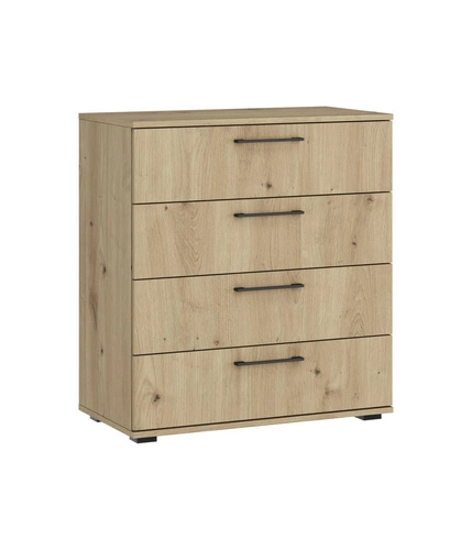 Komoda Harald se zásuvkami dub artisan 77 cm moderní komoda do obýváku nebo ložnice