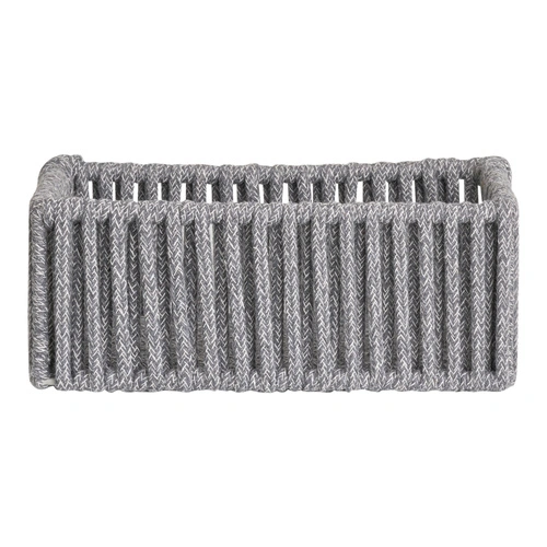 House Nordic Arese dekorativní boho koš šedý sada 3 ks na uložení