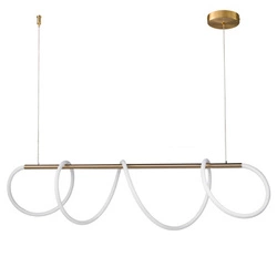 FANTASIA LED závěsné svítidlo zlaté 120 cm