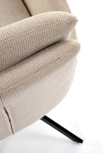 Otočná židle Bolenge Intesi béžová čalouněná s područkami do jídelny a kanceláře