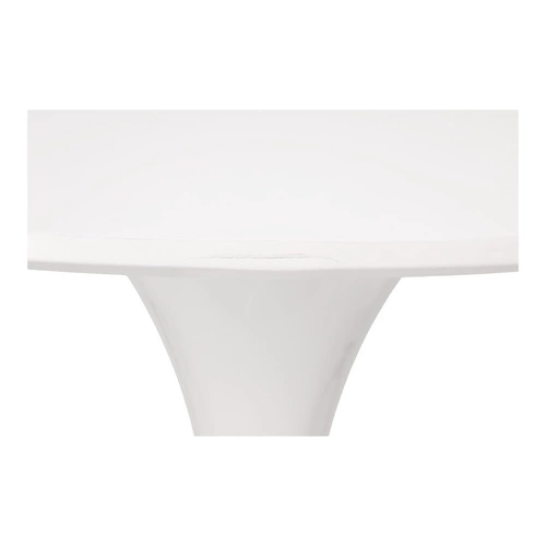 Vláknitý o90 bílý stůl z MDF výprodej