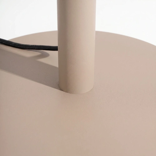 TRANG moderní LED stojací lampa do obývacího pokoje taupe 4000K