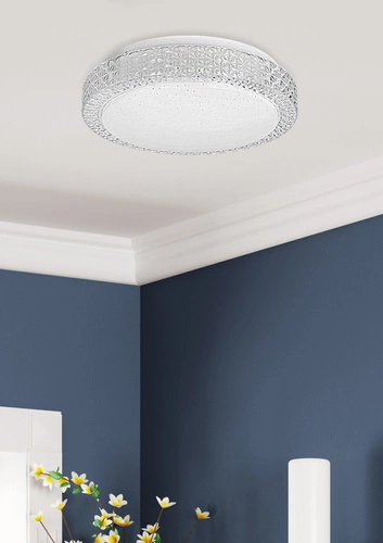 Stropní svítidlo Rabel stropní svítidlo čiré 12W LED 4000K 27cm bílý difuzor