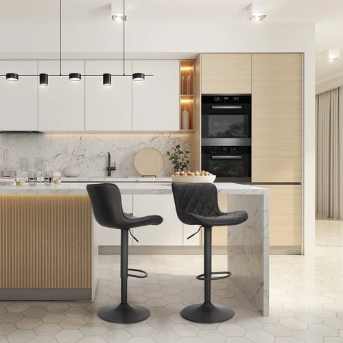 Židle barová Aland černá