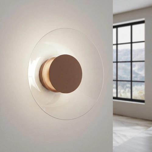 Nástěnné svítidlo ASTRO mocca LED 4000K moderní do obývacího pokoje