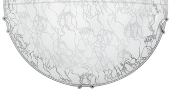 Stropní svítidlo Ice bílé skleněné moderní do kuchyně a ložnice CANDELLUX 30 cm