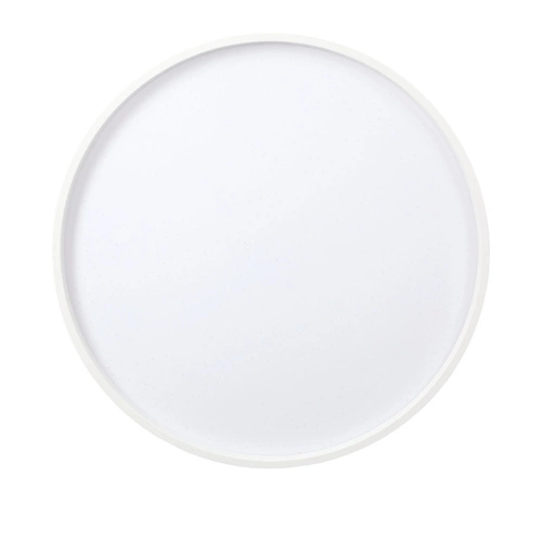 LED stropní svítidlo Texas bílé kulaté 29 cm skleněné moderní do obýváku a kuchyně