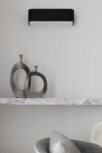 Stropní černé čtvercové svítidlo Lokko 45 cm moderní do obýváku, ložnice nebo kuchyně