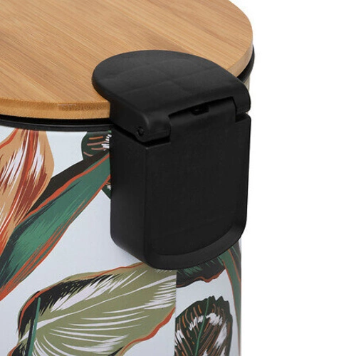 Odpadkový koš BlackFlora 3l do koupelny a kuchyně moderní kovový soft close multicolor