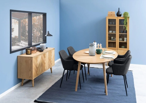 Židle Ilsa s područkami šedá