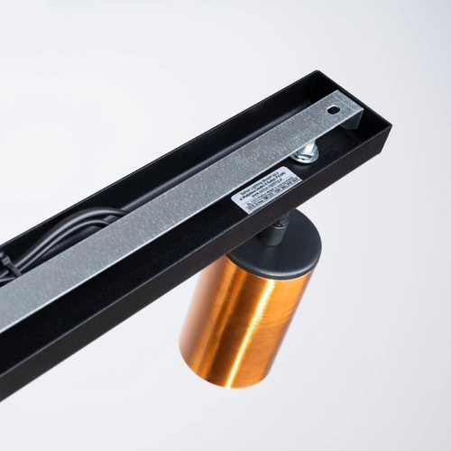 Stropní svítidlo WINX 2 černé měď moderní kovové do obýváku a ložnice SOLLUX