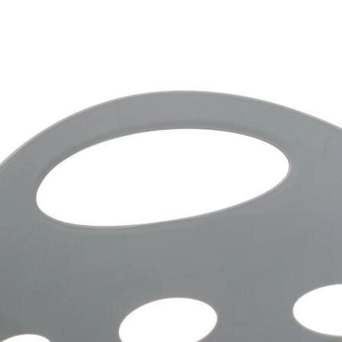 Flexibilní kulatý koš na prádlo 60 l šedý moderní do koupelny 5five simply smart