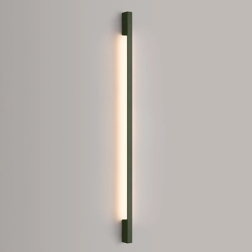 Nástěnné LED svítidlo SAPPO 150 moderní olivově zelené do obýváku a ložnice hliník