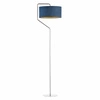 stojací lampa TESALLIA GOLD chromová petrolejová