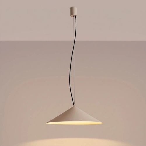 Závěsné LED svítidlo FINT taupe do obývacího pokoje moderní nastavitelné