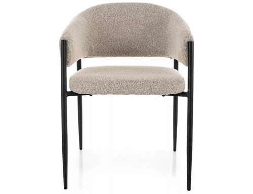 Intesi Kapia čalouněná jídelní židle béžová s područkami