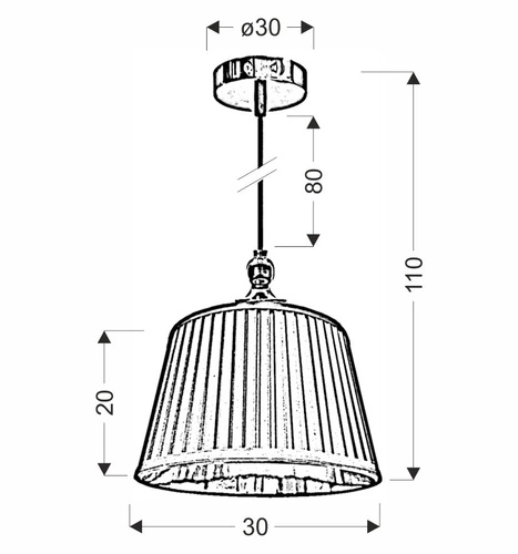 Závěsné svítidlo Amore černé kuželové moderní do obýváku a jídelny CANDELLUX