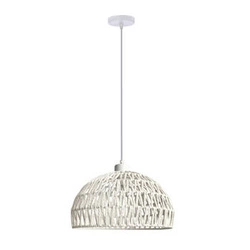 Balli závěsná lampa bílá 1x40W E27 stínidlo bílé