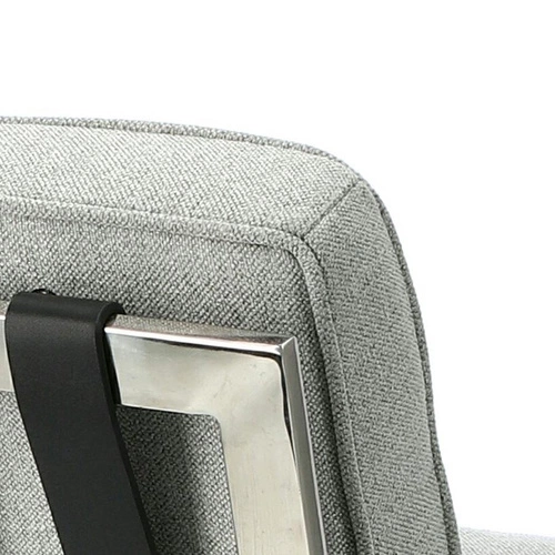 Křeslo BA1 světle šedá látka