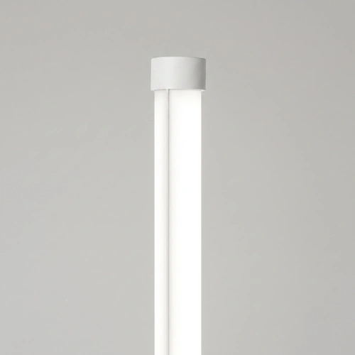 TRANG bílá moderní LED stojací lampa do obývacího pokoje 4000K