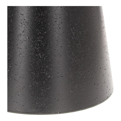 Konferenční stolek Soleilo kulatý 60 cm černý moderní do obýváku minimalistický Intesi