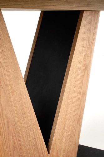 Rozkládací jídelní stůl Vumber dub přírodní moderní 160–200 cm Intesi