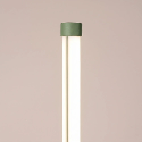 TRANG moderní LED stojací lampa do obývacího pokoje šalvějová 3000K