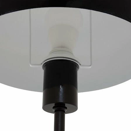 Stolní lampa Savio černá moderní kovová noční lampička do ložnice Atmosphera 38 cm