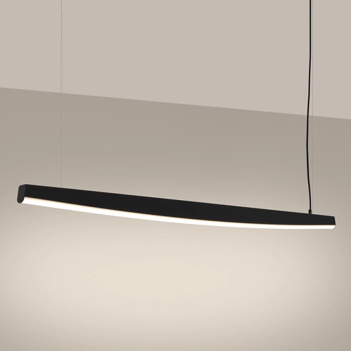 Závěsné LED svítidlo JORUN 150 černé moderní nastavitelné do obýváku a nad stůl Thoro