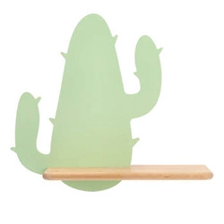 Nástěnné LED svítidlo Cactus 2 zelené dřevěné do dětského pokoje klasické CANDELLUX