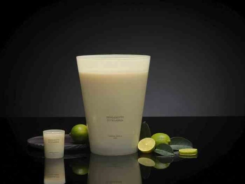 Cereria Molla Bergamotto di Calabria vonná dekorativní sojová svíčka XXL béžová 3,5 kg