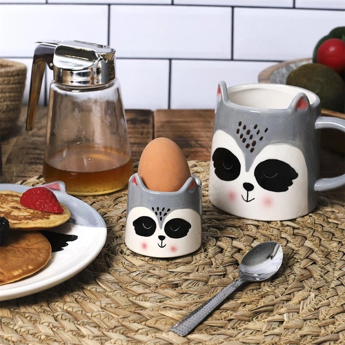 Keramický podnos na mývalí vejce