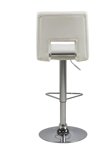 Barová židle Sylvia bílá otočná s nastavitelnou výškou do kuchyně a k ostrůvku moderní Actona