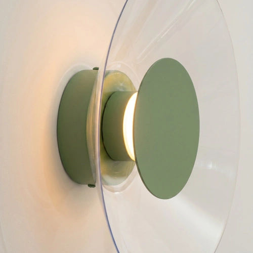 Nástěnné LED svítidlo ASTRO olivové moderní do obývacího pokoje 28 cm