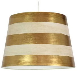 Závěsné svítidlo Americano moderní béžovo-zlaté do obýváku a jídelny 35 cm Candellux