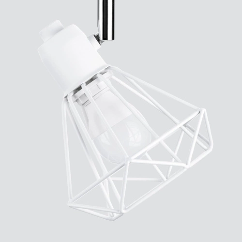 Moderní stropní svítidlo ARTEMIS 3 bílé kovové s nastavitelným stínidlem do obýváku SOLLUX