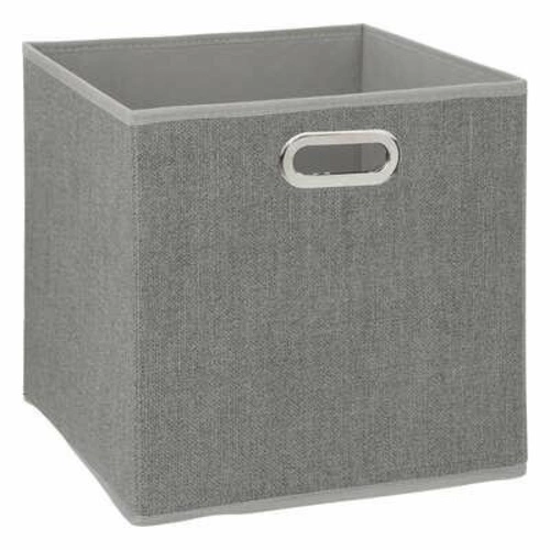 Box / Krabice do regálu 31x31cm obyčejná šedá světlá