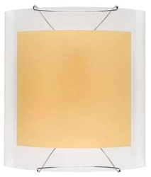 Nástěnné svítidlo Gift béžové skleněné moderní do ložnice a obývacího pokoje Candellux Lighting