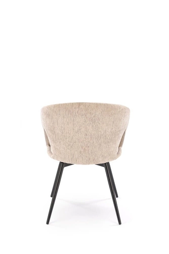 Otočná čalouněná židle Meibel béžová Intesi do kanceláře a jídelny moderní s područkami