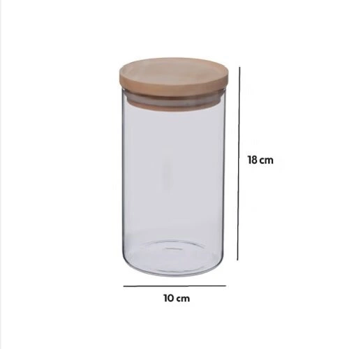 Skleněná nádoba na potraviny 1000 ml