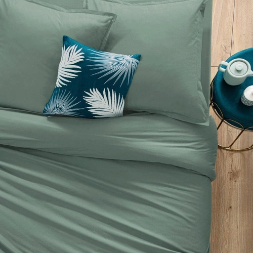 Povlak na polštář 50 x 70 cm bavlna zelená