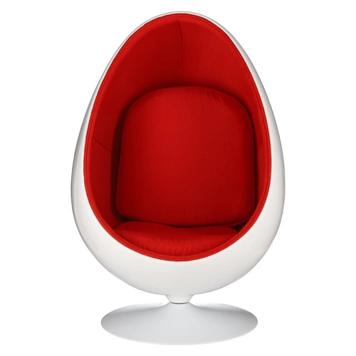Křeslo vejce Ovalia Chair inspirované Ball Chair moderní otočné do obýváku kanceláře vlna