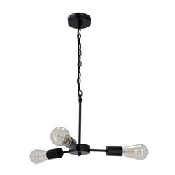 Závěsná lampa Sparta černá 3x60W E27