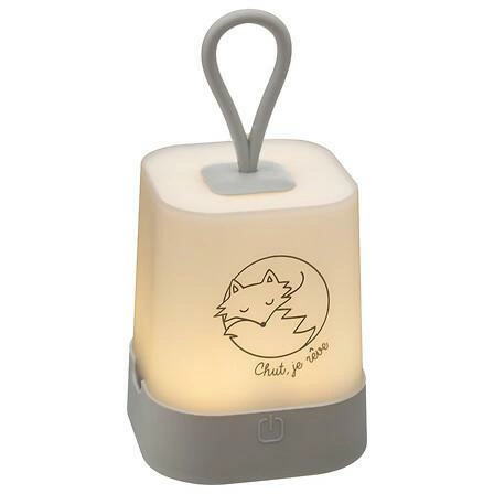 Dětská noční lampička Veilleuse Atmosphera šedá přenosná USB moderní
